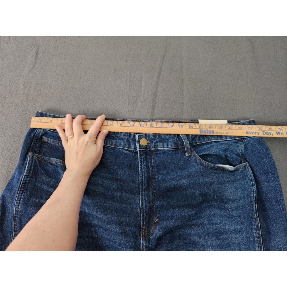 ANA A New Approach Barrel Jeans Womens Sz 24W Balloon Leg Highest Rise Blue NWT - Picture 7 of 13